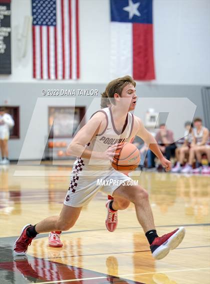 Thumbnail 2 in Victory Christian Academy vs. Poolville (Mesquite Pit Classic Tournament) photogallery.