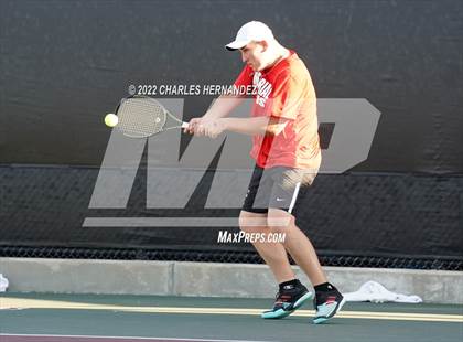 Thumbnail 3 in Round Rock Westwood vs Memorial (UIL 6A Team Tennis Final) photogallery.