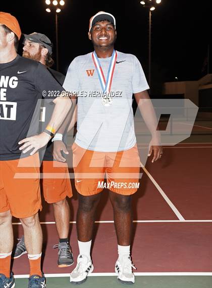 Thumbnail 3 in Round Rock Westwood vs Memorial (UIL 6A Team Tennis Final) photogallery.