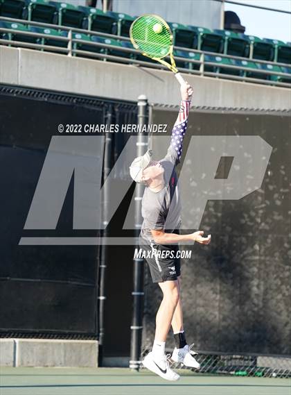 Thumbnail 3 in Round Rock Westwood vs Memorial (UIL 6A Team Tennis Final) photogallery.