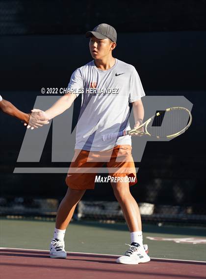 Thumbnail 2 in Round Rock Westwood vs Memorial (UIL 6A Team Tennis Final) photogallery.