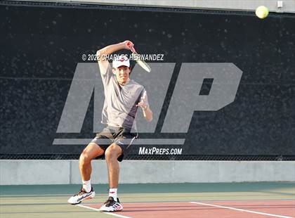 Thumbnail 2 in Round Rock Westwood vs Memorial (UIL 6A Team Tennis Final) photogallery.