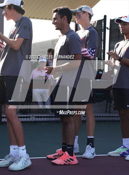 Thumbnail 1 in Round Rock Westwood vs Memorial (UIL 6A Team Tennis Final) photogallery.