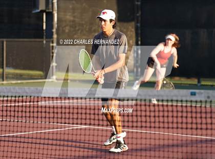 Thumbnail 3 in Round Rock Westwood vs Memorial (UIL 6A Team Tennis Final) photogallery.