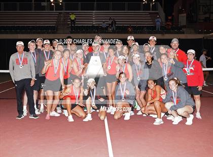 Thumbnail 1 in Round Rock Westwood vs Memorial (UIL 6A Team Tennis Final) photogallery.