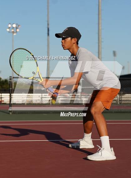 Thumbnail 2 in Round Rock Westwood vs Memorial (UIL 6A Team Tennis Final) photogallery.