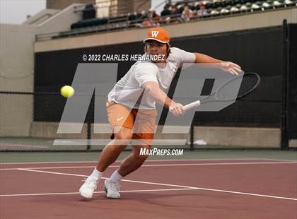 Thumbnail 3 in Round Rock Westwood vs Memorial (UIL 6A Team Tennis Final) photogallery.