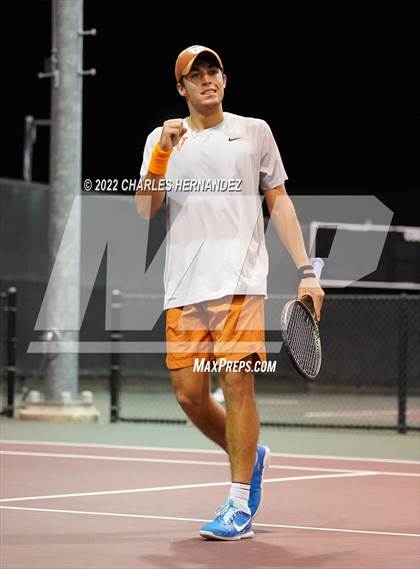 Thumbnail 3 in Round Rock Westwood vs Memorial (UIL 6A Team Tennis Final) photogallery.