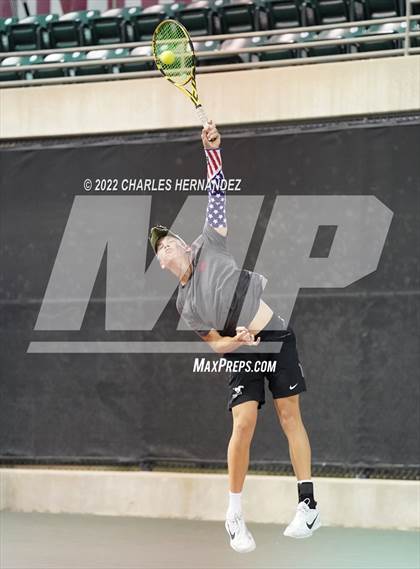 Thumbnail 1 in Round Rock Westwood vs Memorial (UIL 6A Team Tennis Final) photogallery.