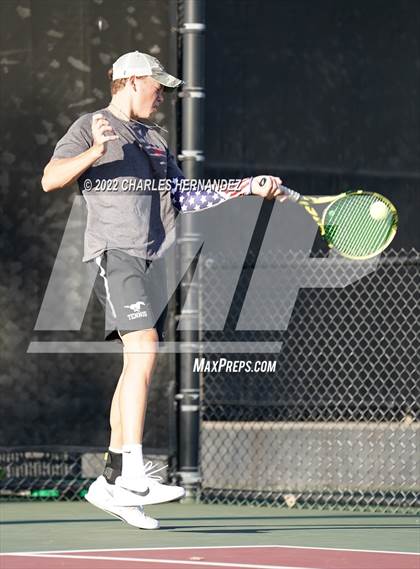 Thumbnail 2 in Round Rock Westwood vs Memorial (UIL 6A Team Tennis Final) photogallery.