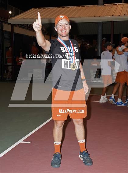 Thumbnail 3 in Round Rock Westwood vs Memorial (UIL 6A Team Tennis Final) photogallery.