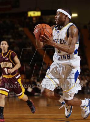 Thumbnail 2 in Bishop Maginn vs Mt. Vernon (NYSPHSAA Class AA Semifinals) photogallery.