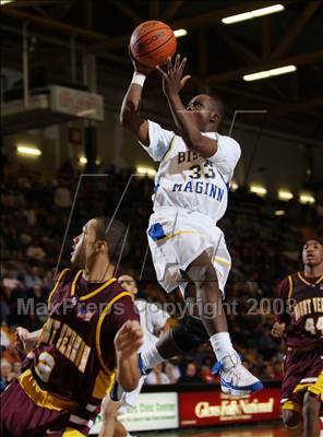 Thumbnail 3 in Bishop Maginn vs Mt. Vernon (NYSPHSAA Class AA Semifinals) photogallery.