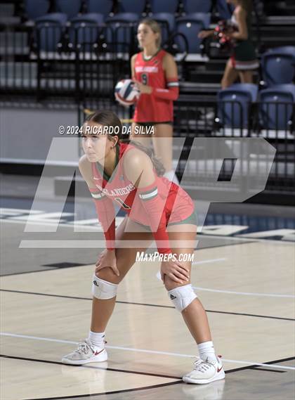Thumbnail 3 in Cypress Ranch vs The Woodlands (UIL Volleyball 6A D1 Area) photogallery.