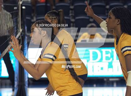 Thumbnail 1 in Cypress Ranch vs The Woodlands (UIL Volleyball 6A D1 Area) photogallery.