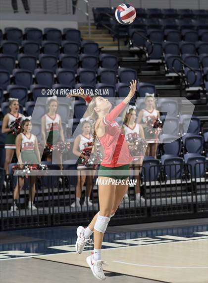 Thumbnail 1 in Cypress Ranch vs The Woodlands (UIL Volleyball 6A D1 Area) photogallery.