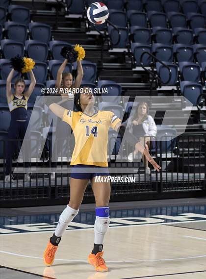 Thumbnail 1 in Cypress Ranch vs The Woodlands (UIL Volleyball 6A D1 Area) photogallery.