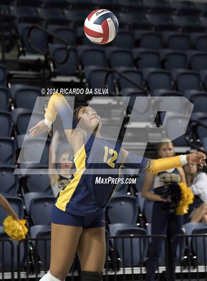 Thumbnail 2 in Cypress Ranch vs The Woodlands (UIL Volleyball 6A D1 Area) photogallery.