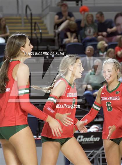 Thumbnail 1 in Cypress Ranch vs The Woodlands (UIL Volleyball 6A D1 Area) photogallery.