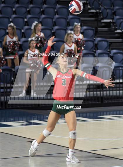 Thumbnail 3 in Cypress Ranch vs The Woodlands (UIL Volleyball 6A D1 Area) photogallery.