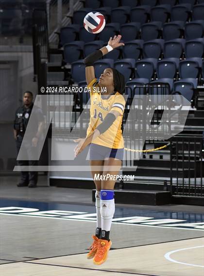 Thumbnail 1 in Cypress Ranch vs The Woodlands (UIL Volleyball 6A D1 Area) photogallery.