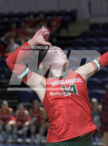Thumbnail 1 in Cypress Ranch vs The Woodlands (UIL Volleyball 6A D1 Area) photogallery.