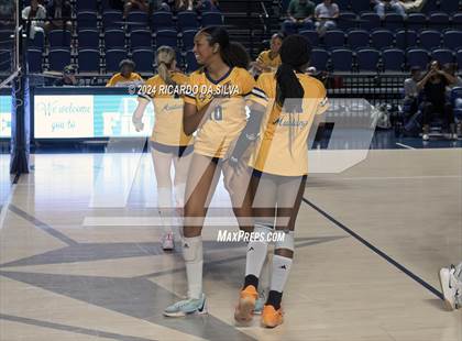 Thumbnail 1 in Cypress Ranch vs The Woodlands (UIL Volleyball 6A D1 Area) photogallery.