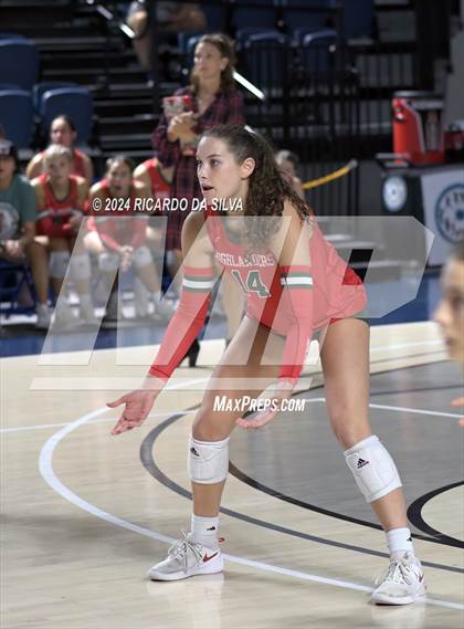 Thumbnail 2 in Cypress Ranch vs The Woodlands (UIL Volleyball 6A D1 Area) photogallery.