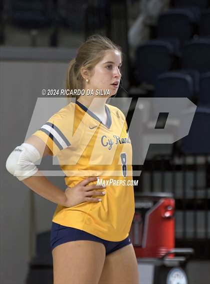 Thumbnail 3 in Cypress Ranch vs The Woodlands (UIL Volleyball 6A D1 Area) photogallery.
