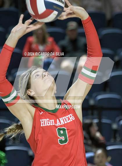 Thumbnail 2 in Cypress Ranch vs The Woodlands (UIL Volleyball 6A D1 Area) photogallery.