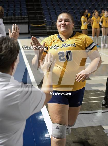 Thumbnail 2 in Cypress Ranch vs The Woodlands (UIL Volleyball 6A D1 Area) photogallery.