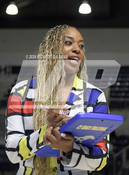 Thumbnail 3 in Cypress Ranch vs The Woodlands (UIL Volleyball 6A D1 Area) photogallery.