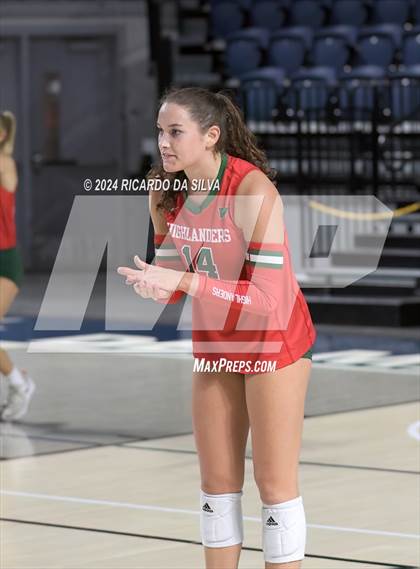 Thumbnail 2 in Cypress Ranch vs The Woodlands (UIL Volleyball 6A D1 Area) photogallery.