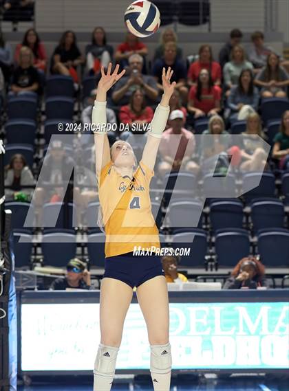 Thumbnail 1 in Cypress Ranch vs The Woodlands (UIL Volleyball 6A D1 Area) photogallery.
