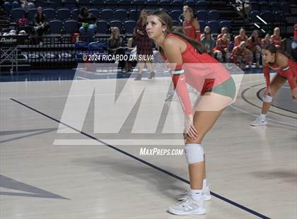 Thumbnail 3 in Cypress Ranch vs The Woodlands (UIL Volleyball 6A D1 Area) photogallery.