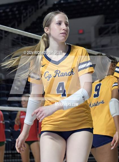 Thumbnail 1 in Cypress Ranch vs The Woodlands (UIL Volleyball 6A D1 Area) photogallery.