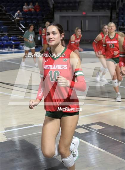 Thumbnail 2 in Cypress Ranch vs The Woodlands (UIL Volleyball 6A D1 Area) photogallery.