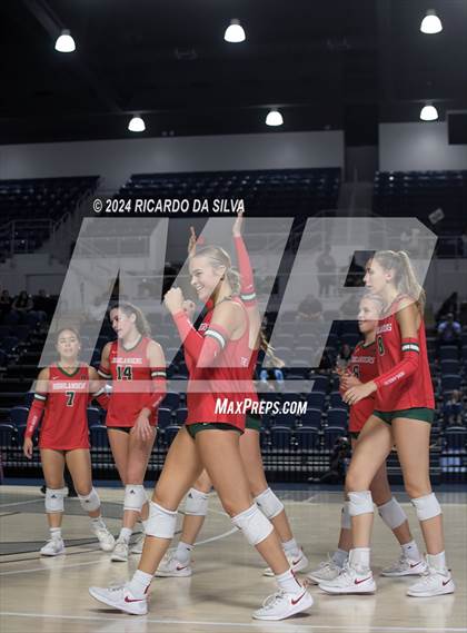 Thumbnail 1 in Cypress Ranch vs The Woodlands (UIL Volleyball 6A D1 Area) photogallery.