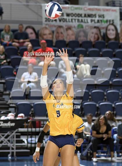Thumbnail 1 in Cypress Ranch vs The Woodlands (UIL Volleyball 6A D1 Area) photogallery.