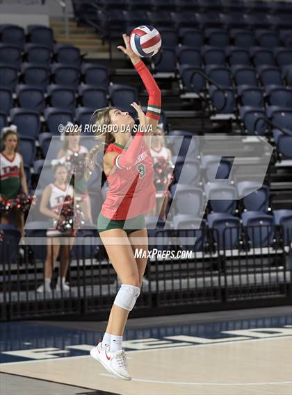 Thumbnail 2 in Cypress Ranch vs The Woodlands (UIL Volleyball 6A D1 Area) photogallery.