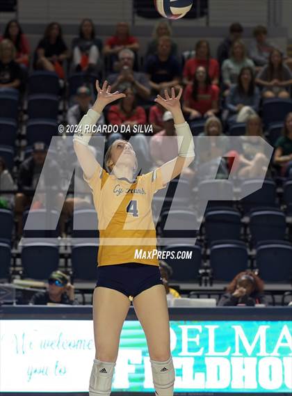 Thumbnail 3 in Cypress Ranch vs The Woodlands (UIL Volleyball 6A D1 Area) photogallery.