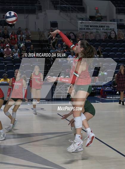 Thumbnail 3 in Cypress Ranch vs The Woodlands (UIL Volleyball 6A D1 Area) photogallery.