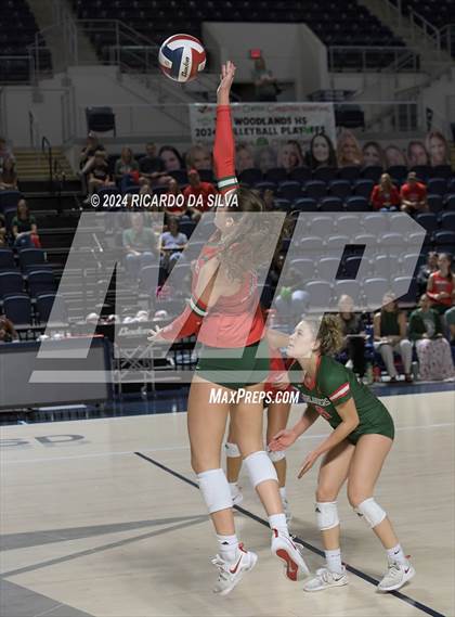 Thumbnail 1 in Cypress Ranch vs The Woodlands (UIL Volleyball 6A D1 Area) photogallery.