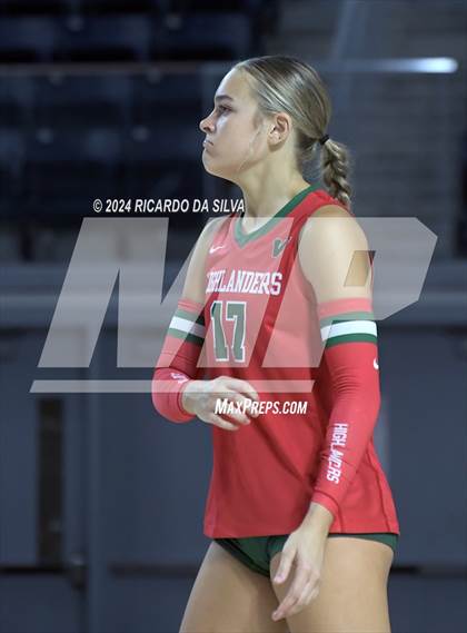 Thumbnail 3 in Cypress Ranch vs The Woodlands (UIL Volleyball 6A D1 Area) photogallery.