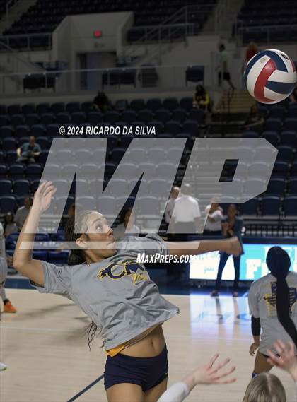 Thumbnail 1 in Cypress Ranch vs The Woodlands (UIL Volleyball 6A D1 Area) photogallery.
