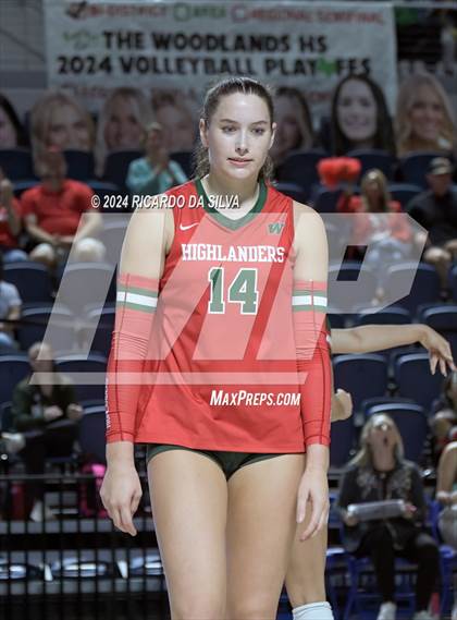 Thumbnail 2 in Cypress Ranch vs The Woodlands (UIL Volleyball 6A D1 Area) photogallery.