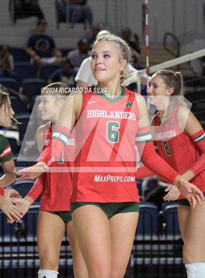 Thumbnail 1 in Cypress Ranch vs The Woodlands (UIL Volleyball 6A D1 Area) photogallery.