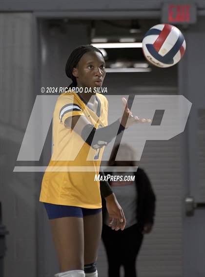 Thumbnail 1 in Cypress Ranch vs The Woodlands (UIL Volleyball 6A D1 Area) photogallery.