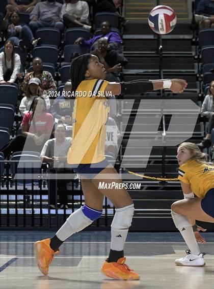 Thumbnail 1 in Cypress Ranch vs The Woodlands (UIL Volleyball 6A D1 Area) photogallery.