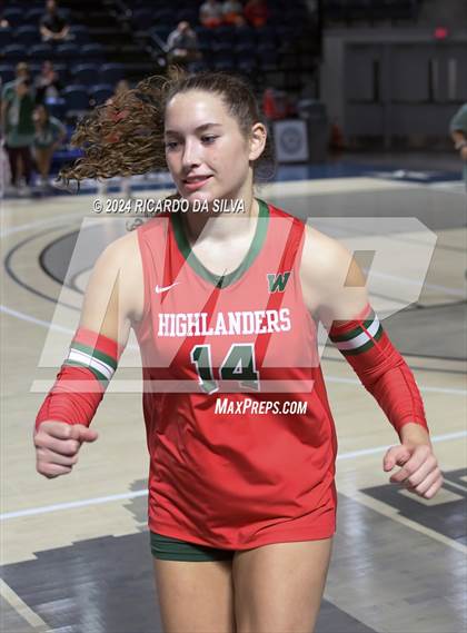 Thumbnail 1 in Cypress Ranch vs The Woodlands (UIL Volleyball 6A D1 Area) photogallery.